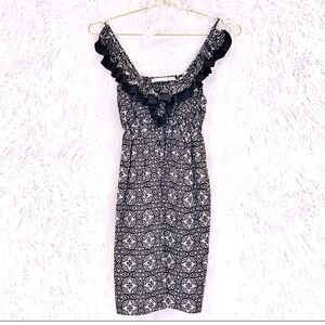 Susana Monaco 100 silk printed dress